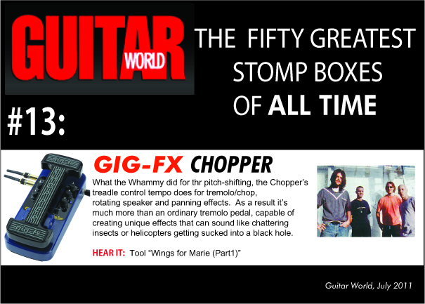 GuitarWorld Magazine - 50 Greatest pedals